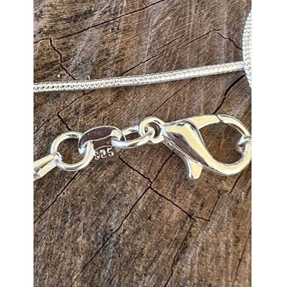 Pink Opal 925 Sterling Silver Necklace Handmade Pendant gemstone - Picture 12 of 12